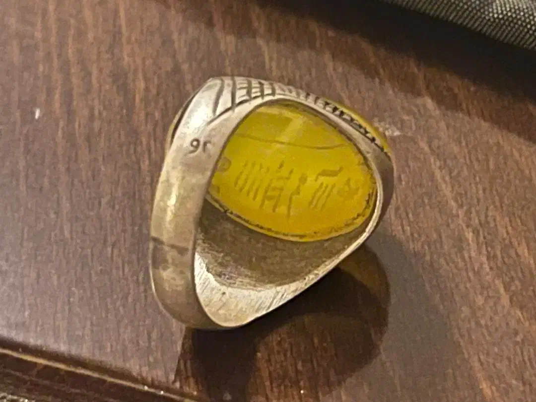 انگشتر شرف شمس مردانه نقره|زیورآلات و اکسسوری|یزد, |دیوار