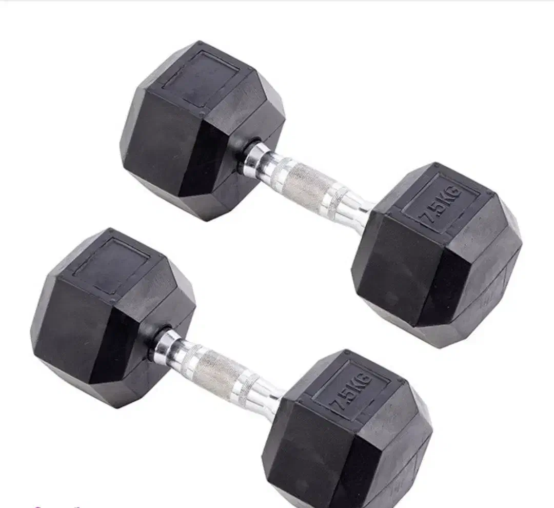 دمبل بدنسازی شش ضلعی 7.5 کیلوگرمی بسته 2 عددی|تجهیزات ورزشی|اهواز, زیتون کارمندی|دیوار