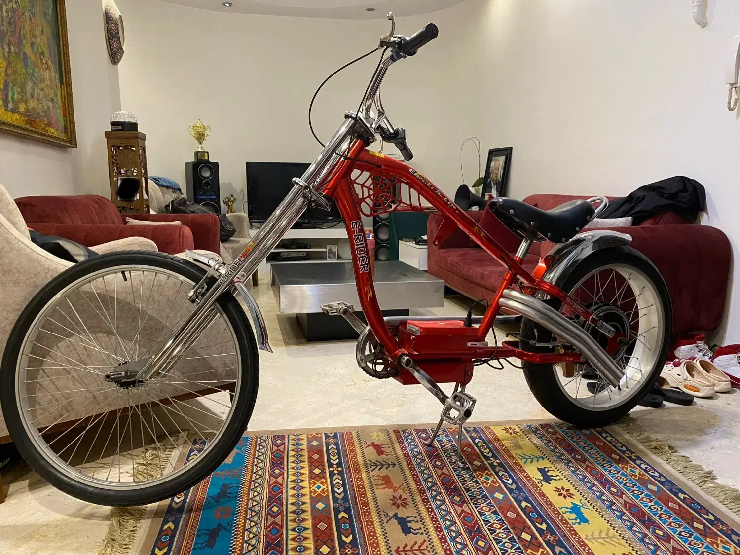 دوچرخه برقی هارلی کلکسیونی فروش بدلیل مهاجرت|دوچرخه، اسکیت، اسکوتر|تهران, شهرک نفت|دیوار
