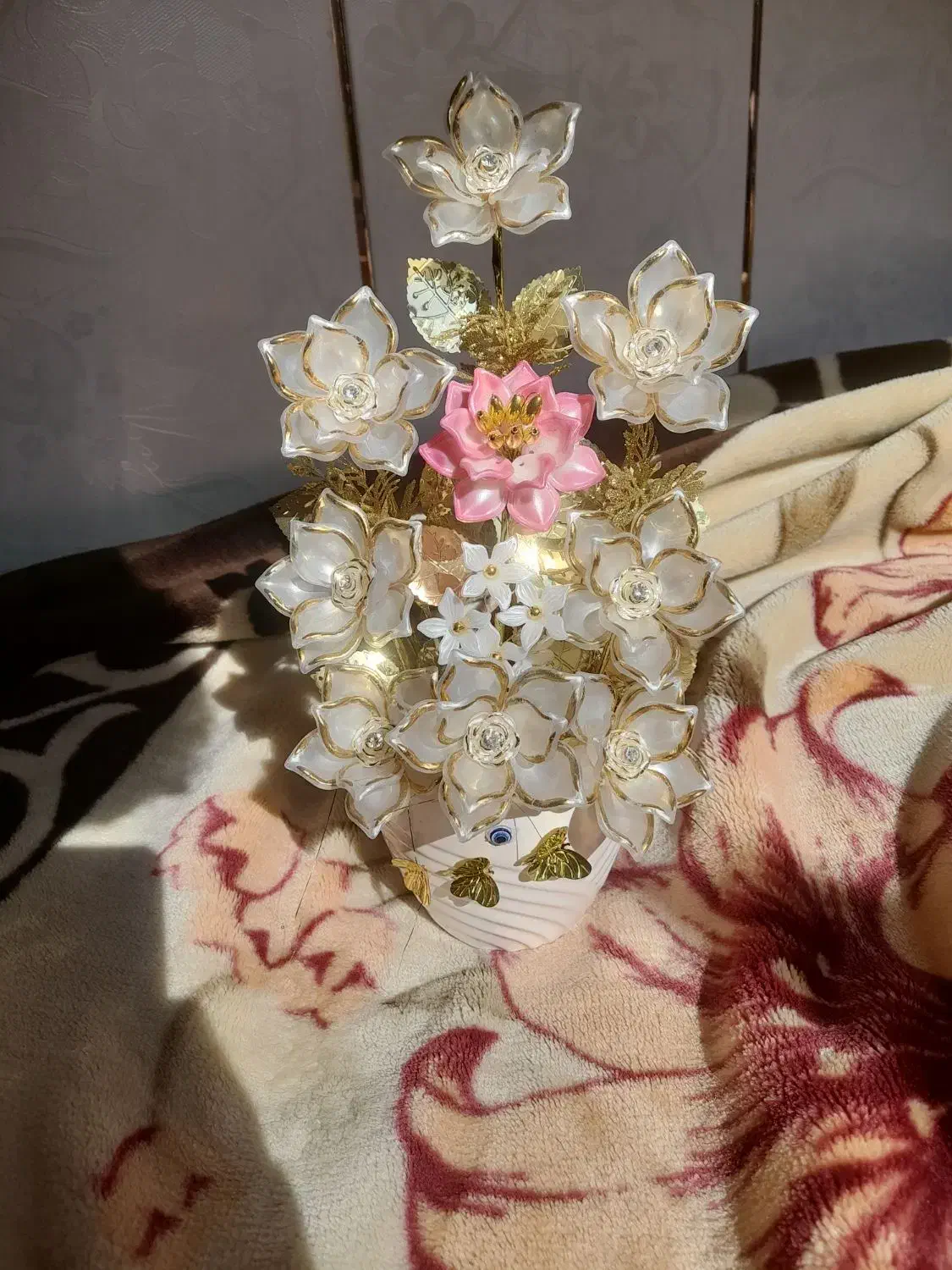 گل تضئنی دکوری|گل مصنوعی|نجف‌آباد, جامی|دیوار