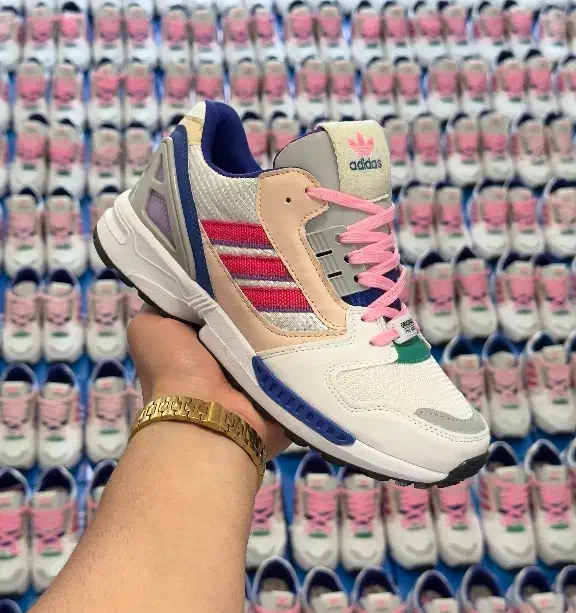 کتونی زدیکس آدیداس خط صورتی|کیف، کفش، کمربند|اردبیل, |دیوار