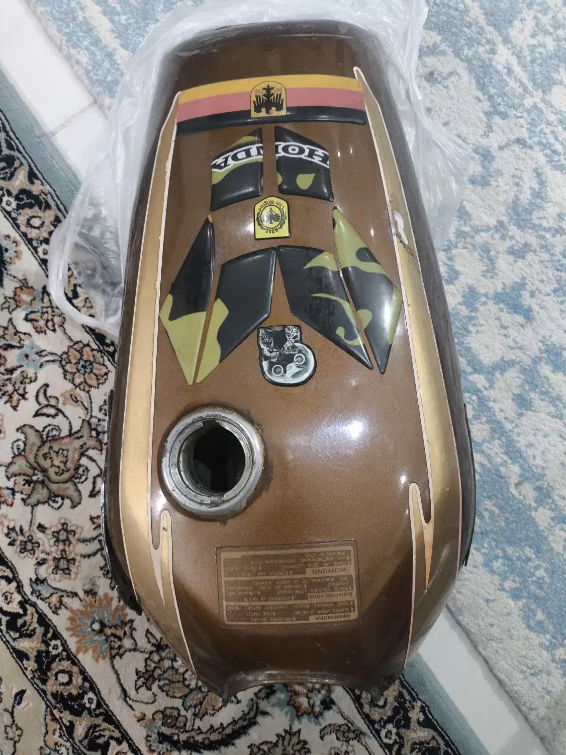 باک و قاب بغل موتور 125|قطعات یدکی و لوازم جانبی|کرج, شهرک ظفر|دیوار