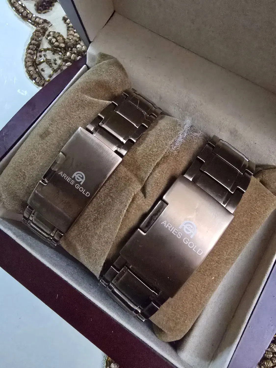 ساعت سه موتوره آریس گلد سوئیس ست زنانه مردانه|ساعت|تبریز, |دیوار