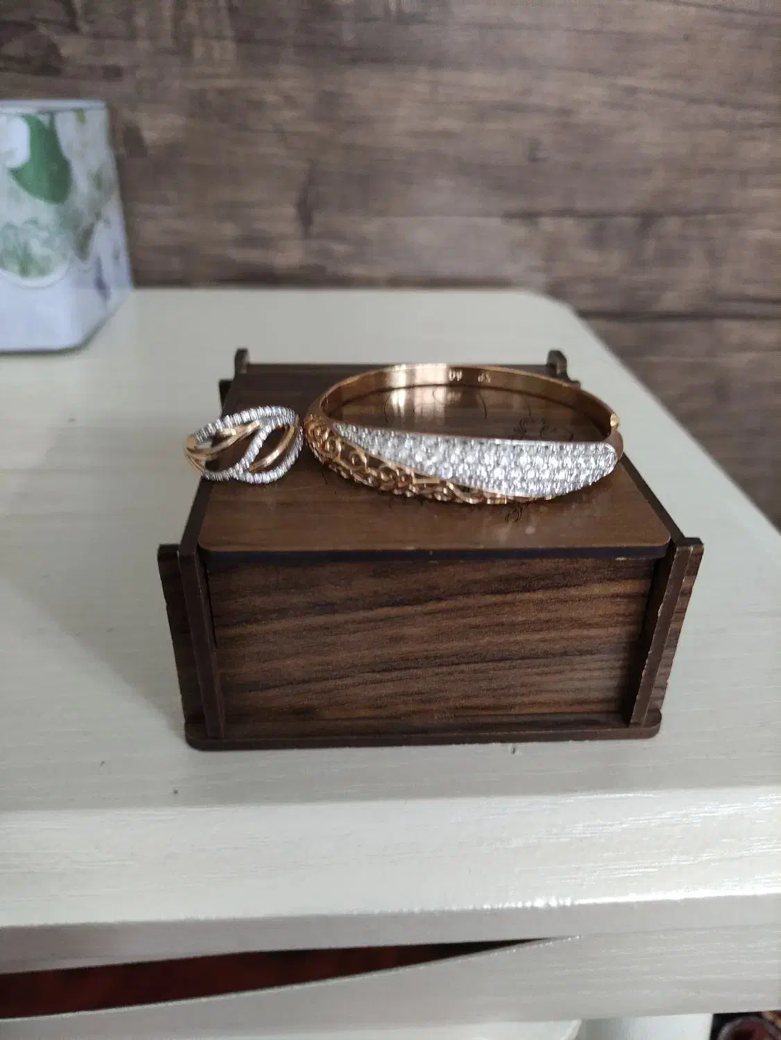 ست دست بند وانگشتر ژوپینگ نونو مشابه طلا|بدلیجات|اسلام‌شهر, شهرک قائمیه|دیوار