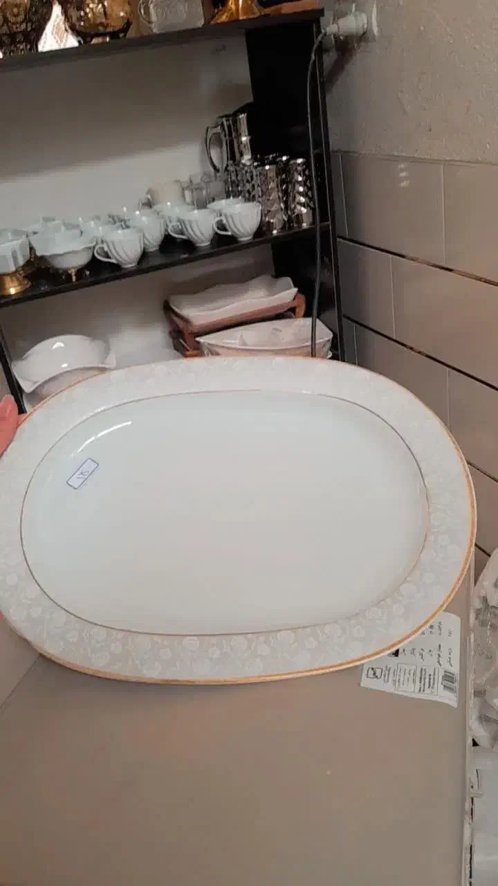 سینی چوبی|ظروف سرو و پذیرایی|بافق, |دیوار