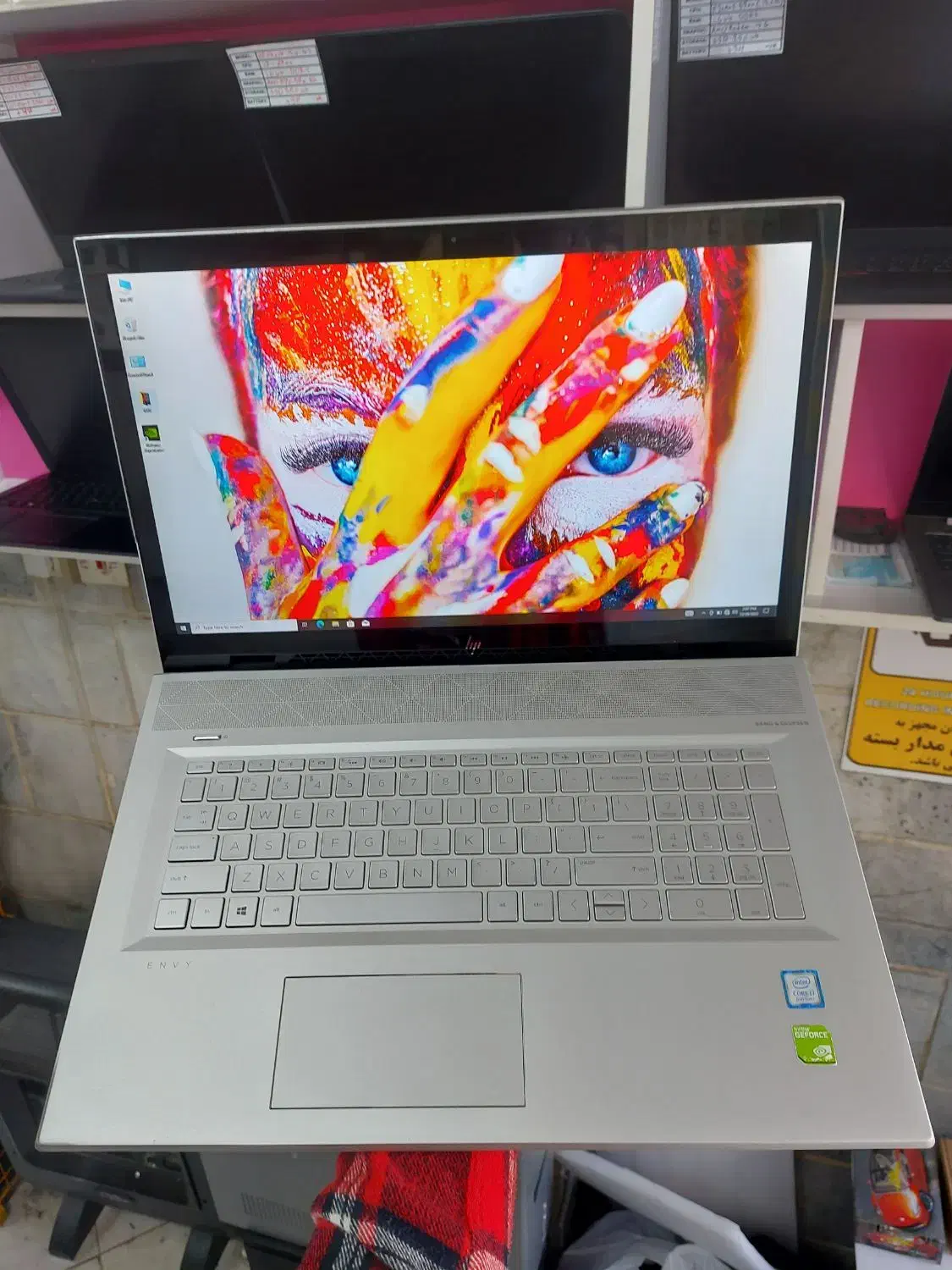 HP ENVY i7 RAM16 SSD512 Nvidia4G تمیز ۱۷ اینچ|رایانه همراه|کرج, گلشهر|دیوار