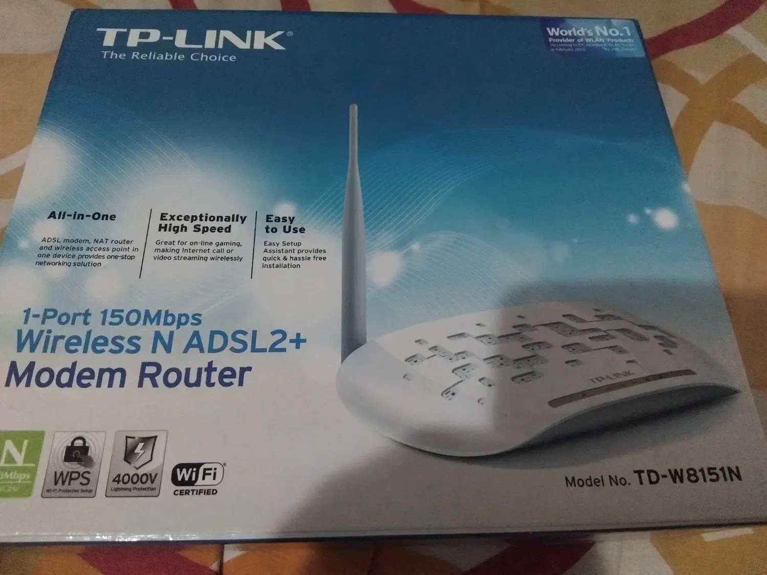 مودم ADSL مارک TP LINK مدل ۸۱۵۱|مودم و تجهیزات شبکه|شیراز, جوادیه|دیوار