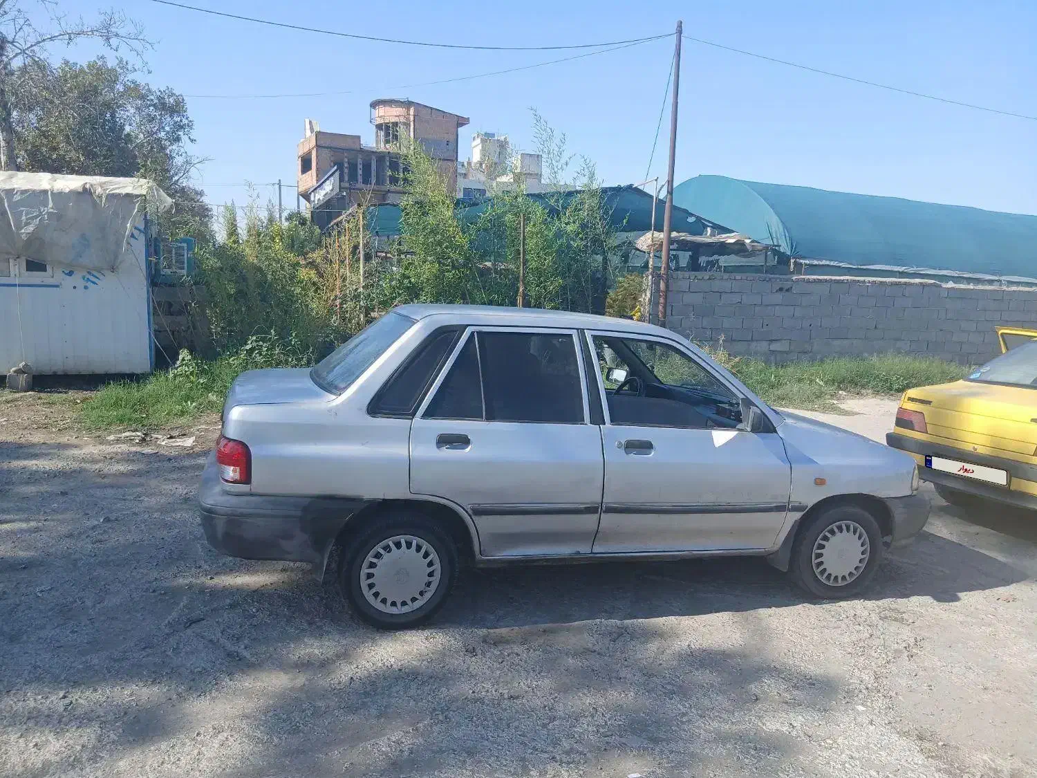 پراید نقره ای ۸۸ دور رنگ|خودرو سواری و وانت|گرگان, |دیوار