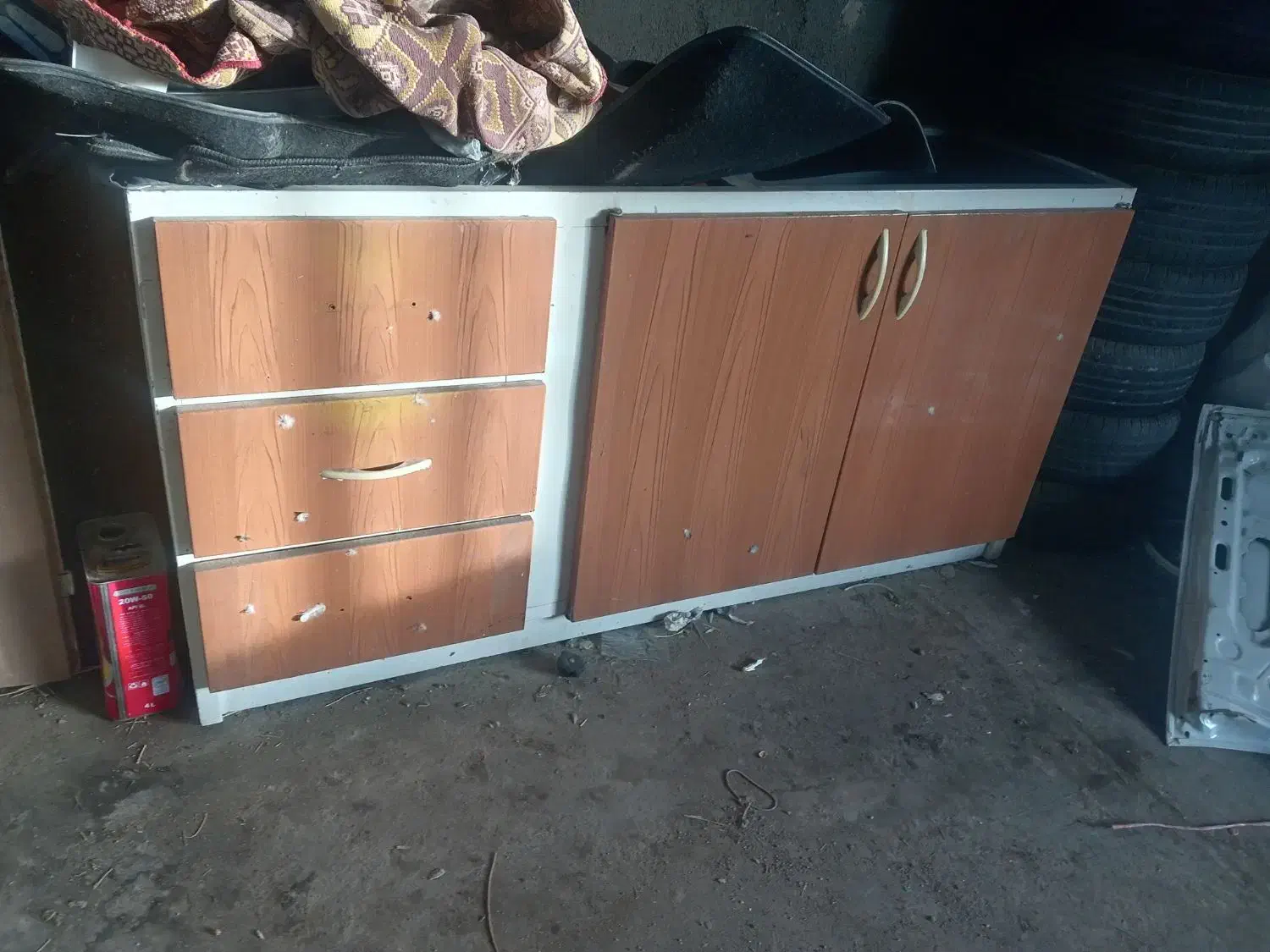 کابینت فلزی|آب‌چکان و نظم‌دهنده ظروف|نیشابور, دربقاضی|دیوار