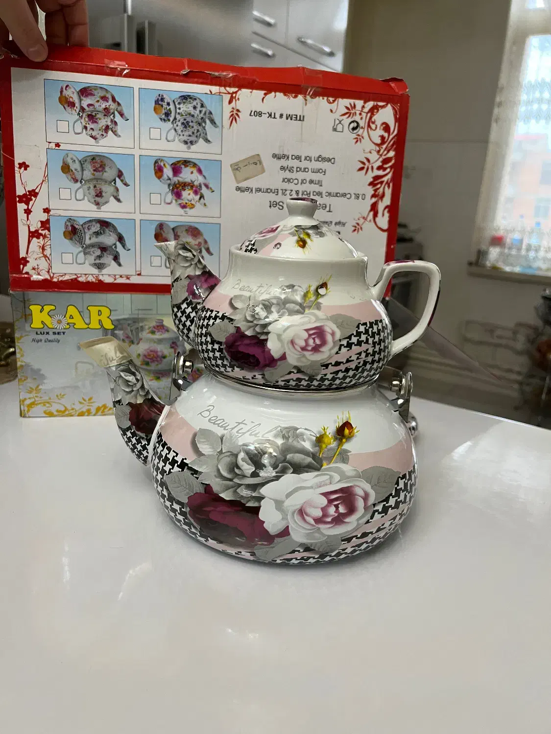 کتری و قوری نو|قوری، کتری، قهوه‌ساز دستی|تبریز, |دیوار