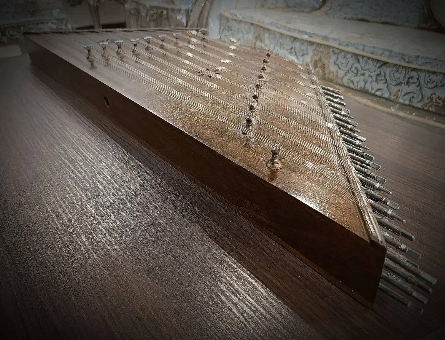 سنتور زمانی تک مهر + کتاب دستور سنتور (نو)|سازهای سنتی|نیشابور, شهرک ولیعصر|دیوار