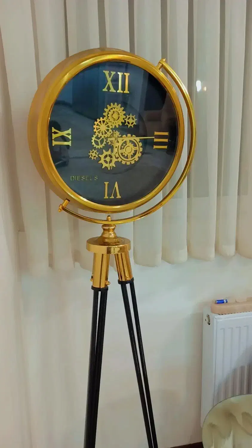 فروش ساعت ایستاده فلزی زیبا|ساعت دیواری و تزئینی|اصفهان, بهارستان|دیوار