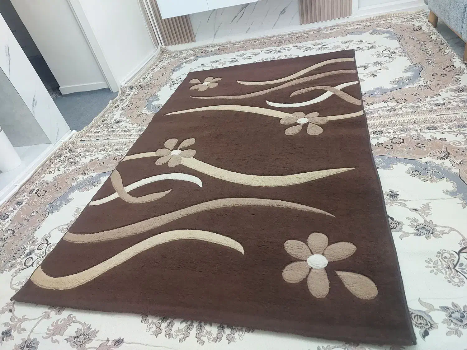 گلیم فرش ۴ متری|گلیم، جاجیم، گبه|تهران, شهرک ولیعصر شمالی|دیوار