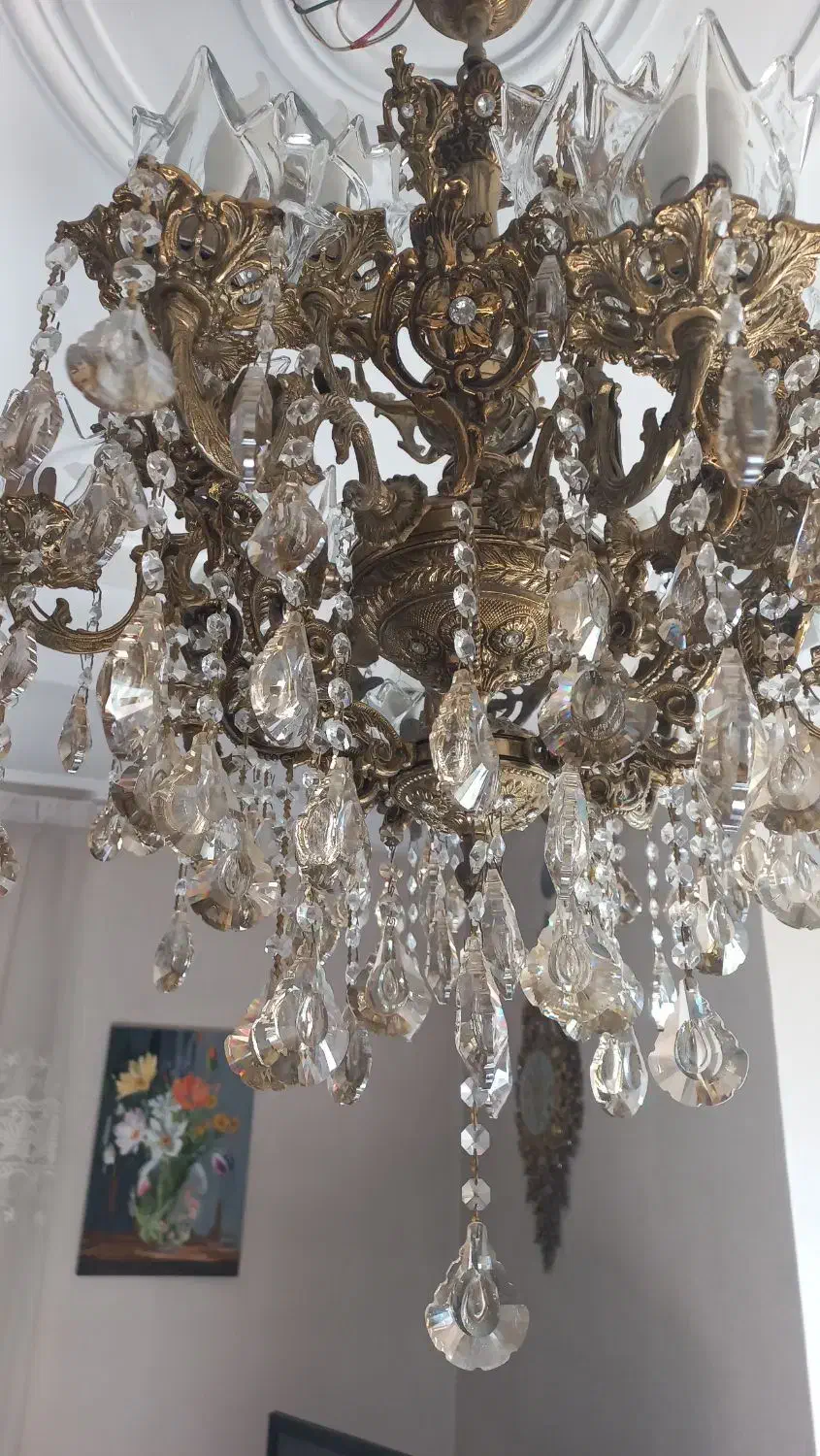 لوستر برنز|لوستر و چراغ آویز|شهریار, شهرک وائین|دیوار