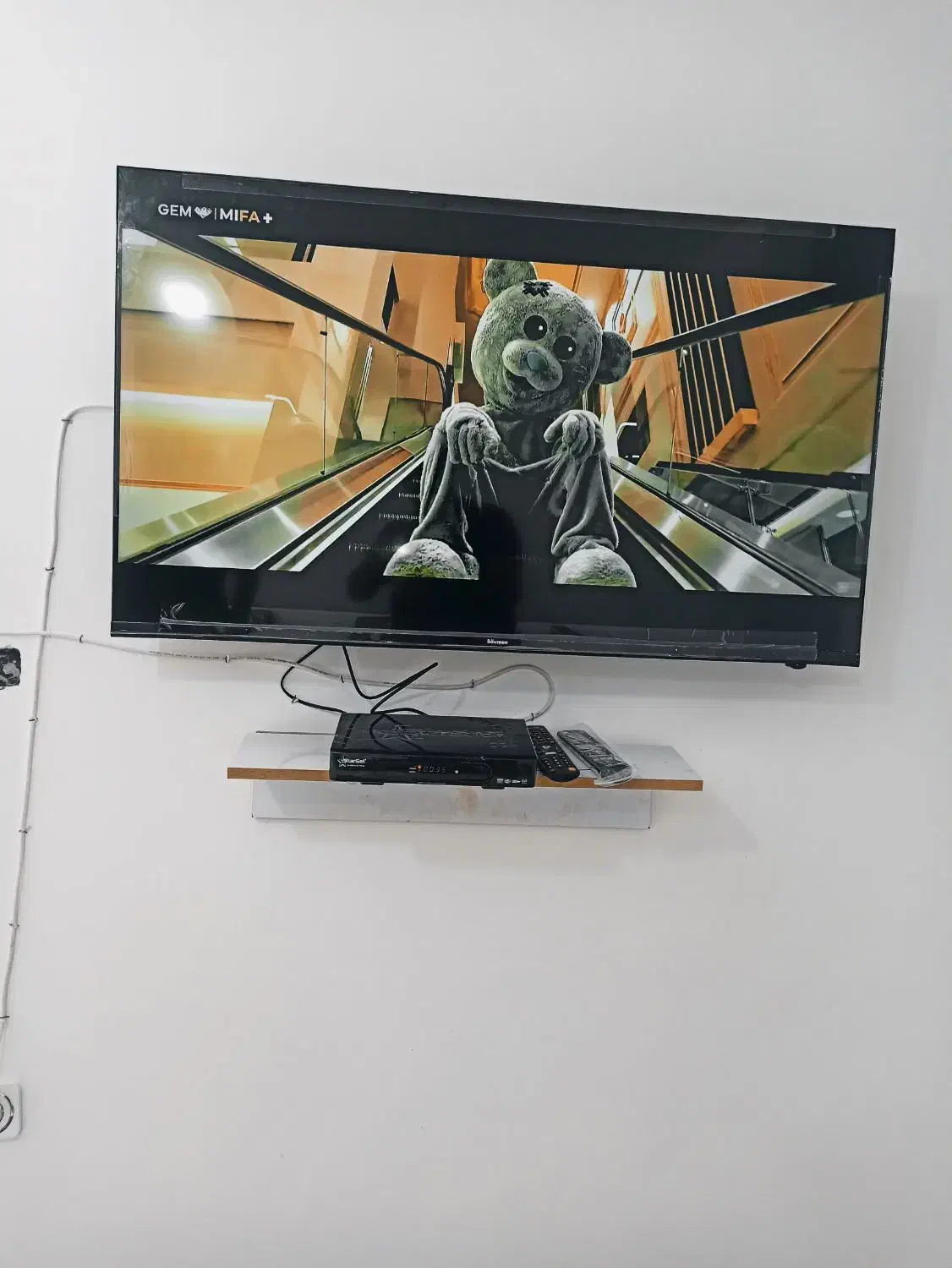 نصاب انتن ثابت وگردان و نصب تلویزیون به دیوار|خدمات پیشه و مهارت|مسجد سلیمان, |دیوار