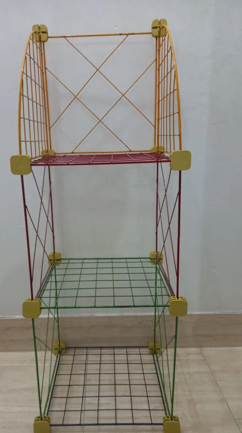 قفسه فلزی|کتابخانه، شلف، قفسه‌های دیواری|قائم‌شهر, |دیوار