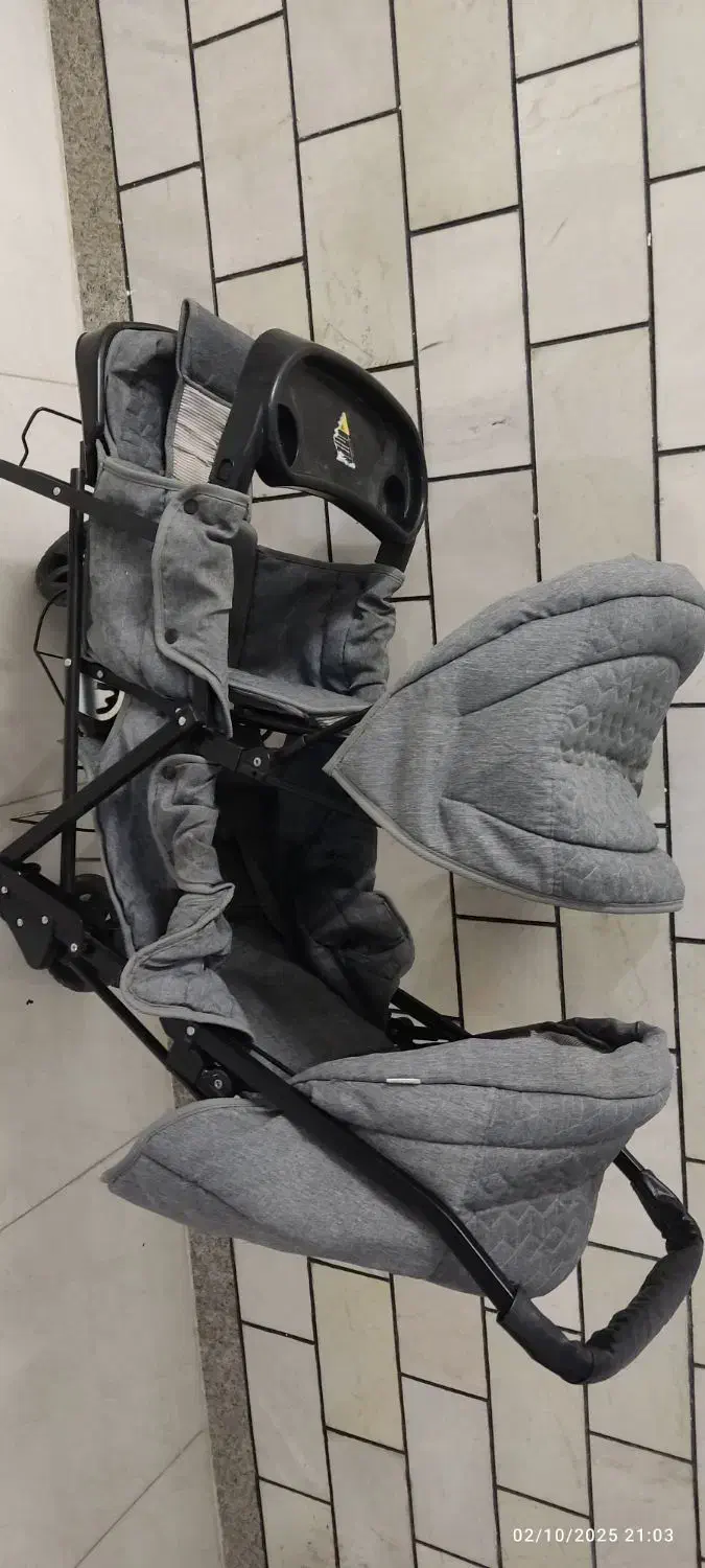 کالسکه دوقلویی|کالسکه و لوازم جانبی|اسدآباد, |دیوار