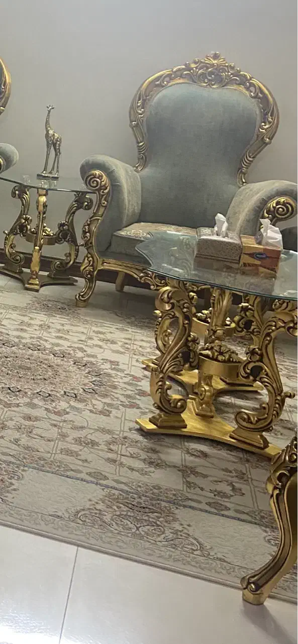 مبل سلطنتی ورق طلا|مبلمان خانگی و میز عسلی|مشهد, رضاشهر|دیوار