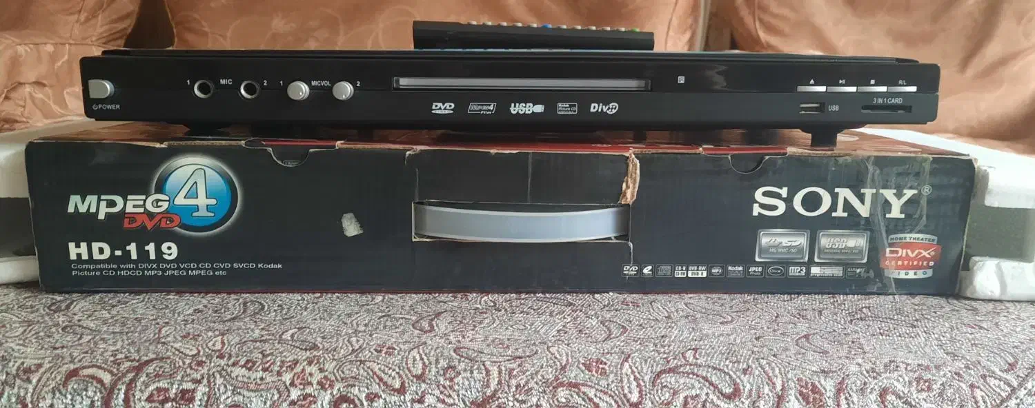 دی وی دی پلیر سونیSony|پخشکننده DVD و ویدیو|کرج, باغستان|دیوار