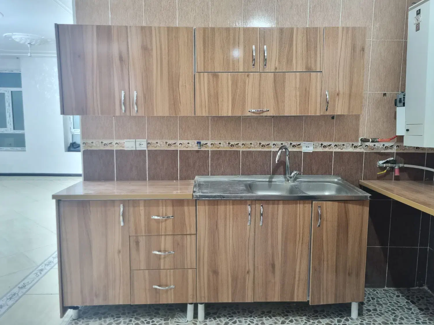 کابینت طرح ام دی اف|مصالح و تجهیزات ساختمان|فسا, |دیوار