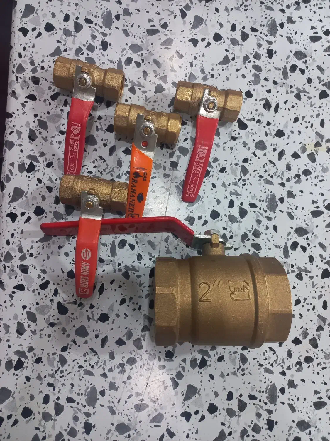 شیر گازی یک دوم و ۲ اینچ نو|ابزارآلات|اسلام‌شهر, شهرک مهدیه|دیوار