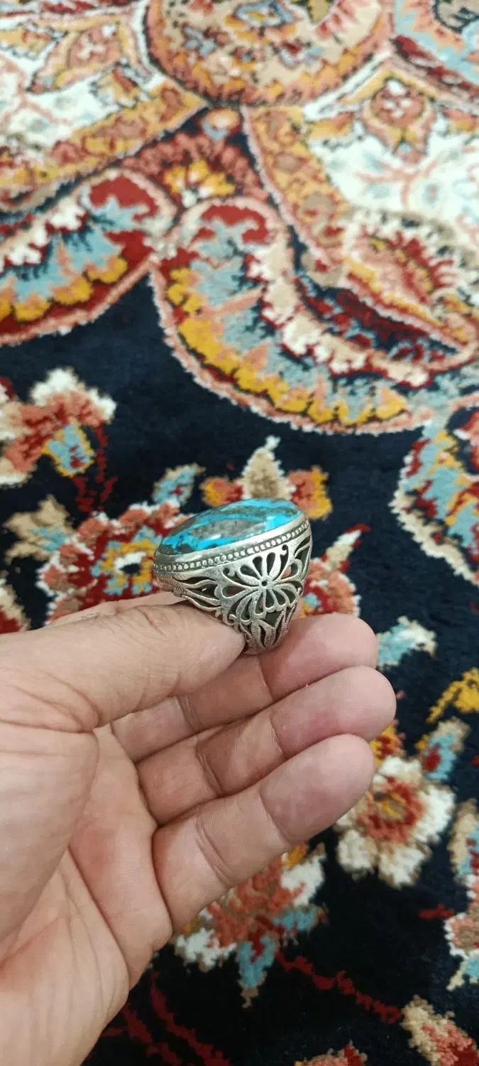 انگشتر نقره حدودا 40گرم کلکسیونی قول پیکر|جواهرات|الیگودرز, |دیوار