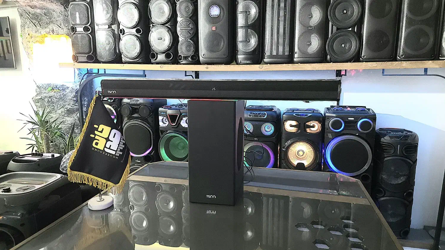 سیستم صوتی ساندبار رقص نوردار 240 واتی آکبند|سیستم صوتی خانگی|مشهد, سراب|دیوار