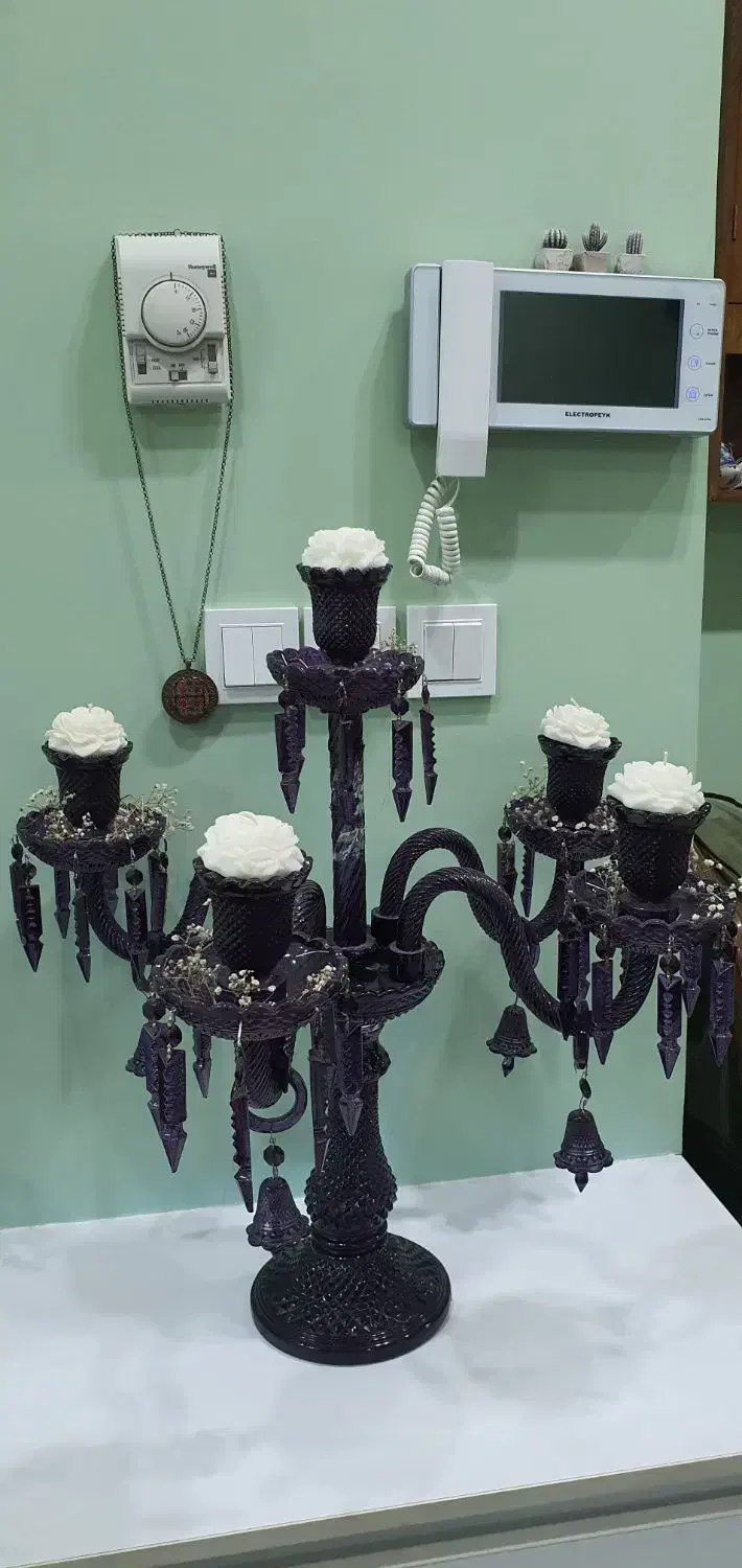 شمعدان باکارات|لوستر و چراغ آویز|کرج, کوی زنبق|دیوار