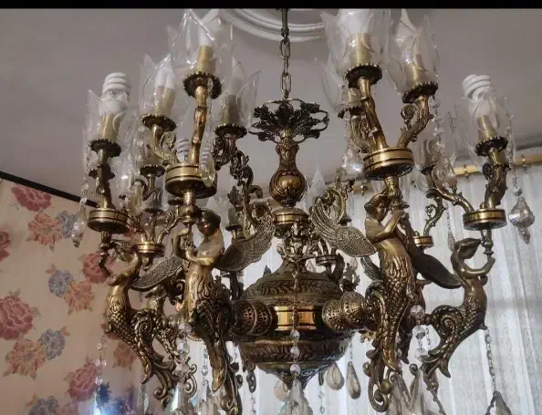 لوستر 8 شاخه 24 شعله فرشته|لوستر و چراغ آویز|تهران, هفت حوض|دیوار