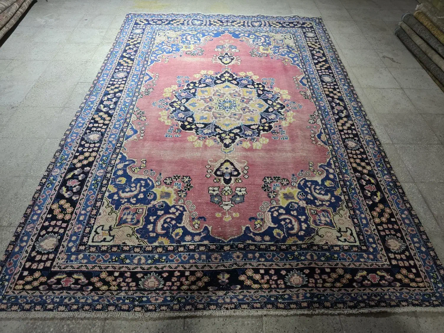 فرش دستباف وینتیج|فرش|سرخه حصار, |دیوار