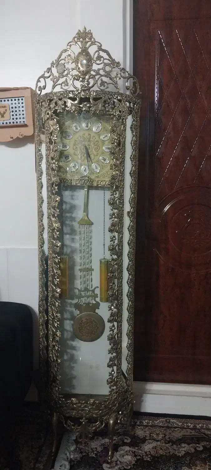 ساعت وبوفه برنجی اصل|ساعت دیواری و تزئینی|تهران, نعمت‌آباد|دیوار