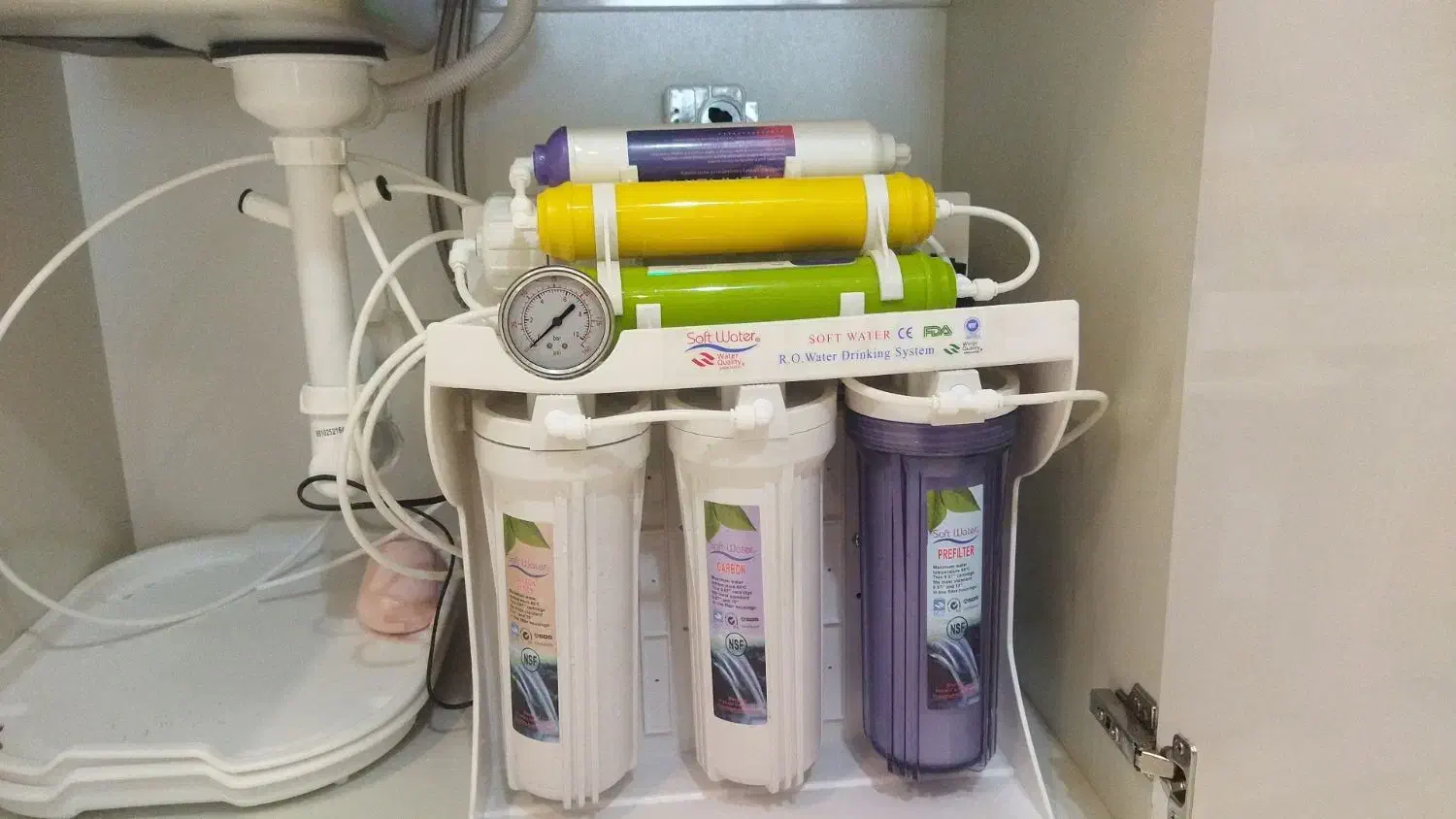 نصب و تعمیر تصفیه آب(آبشیرین کن)|آب‌سردکن و تصفیه آب|قم, سراجه (۱۵ خرداد)|دیوار