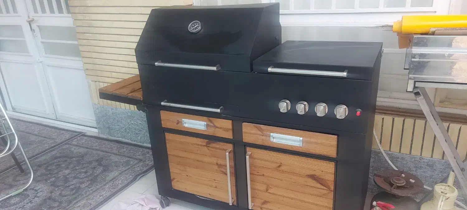 باربیکیو چندکاره دارای کارت گارانتی مناسب جهیزیه|اجاق گاز و لوازم برقی پخت‌وپز|شاندیز, |دیوار