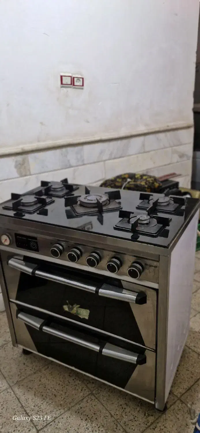 اجاق گاز صفحه شیشه ای طرح فر یا مبلی|اجاق گاز و لوازم برقی پخت‌وپز|قم, نیروگاه|دیوار