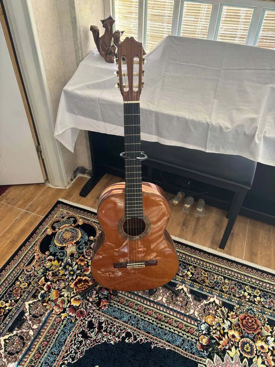 گیتار کلاسیک کاسیو کمیاب|گیتار، بیس، امپلیفایر|زرقان, |دیوار