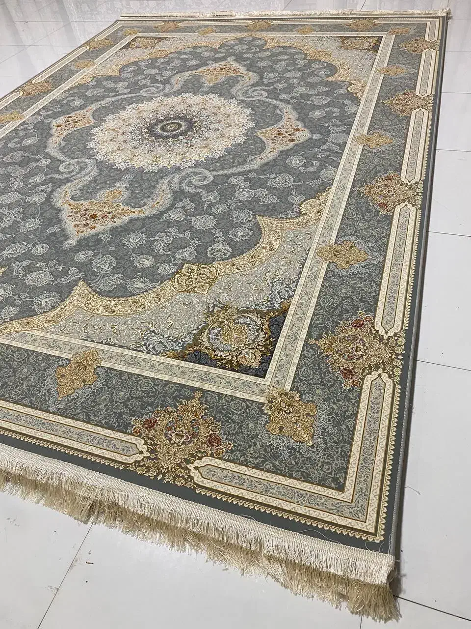 فرش 1500شانه تراکم 4500 اصل قیمت استثنایی|فرش|آران و بیدگل, |دیوار