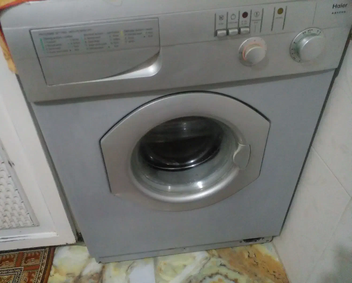 لباسشویی haier|ماشین لباسشویی و خشک‌کن لباس|نقده, |دیوار