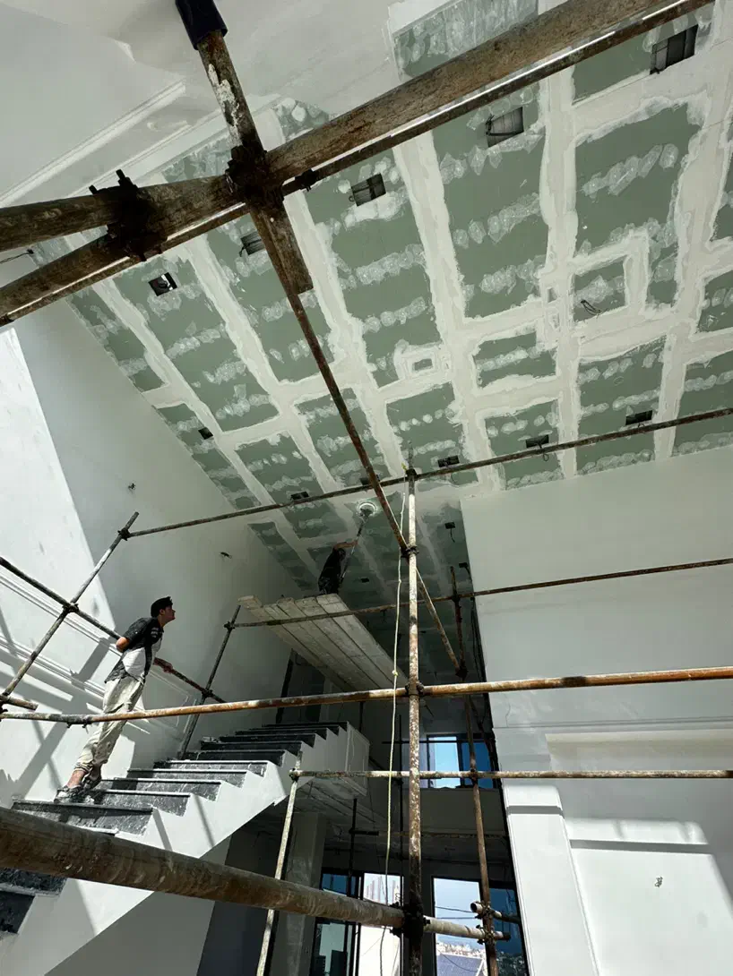 نقاش ساختمان/کناف/نما/طراحی|خدمات پیشه و مهارت|لاهیجان, قیام|دیوار