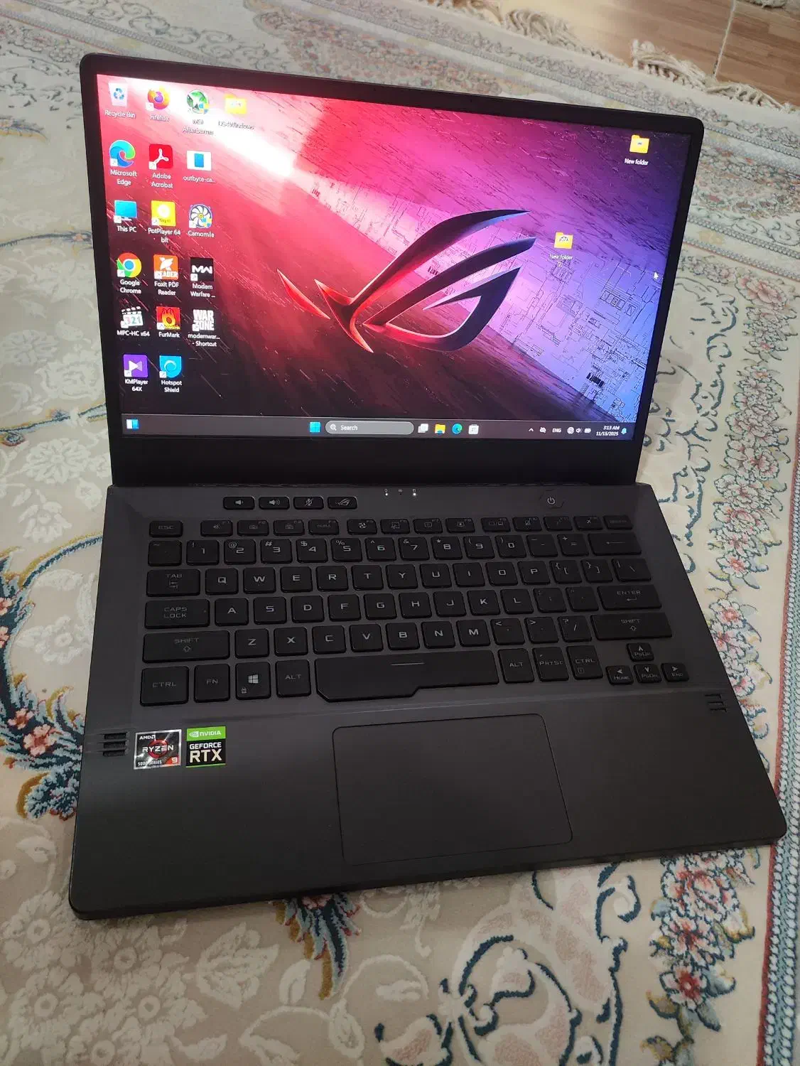 لپ تاپ گیمینگ Asus Rog Zephyrus 14|رایانه همراه|کرمانشاه, |دیوار