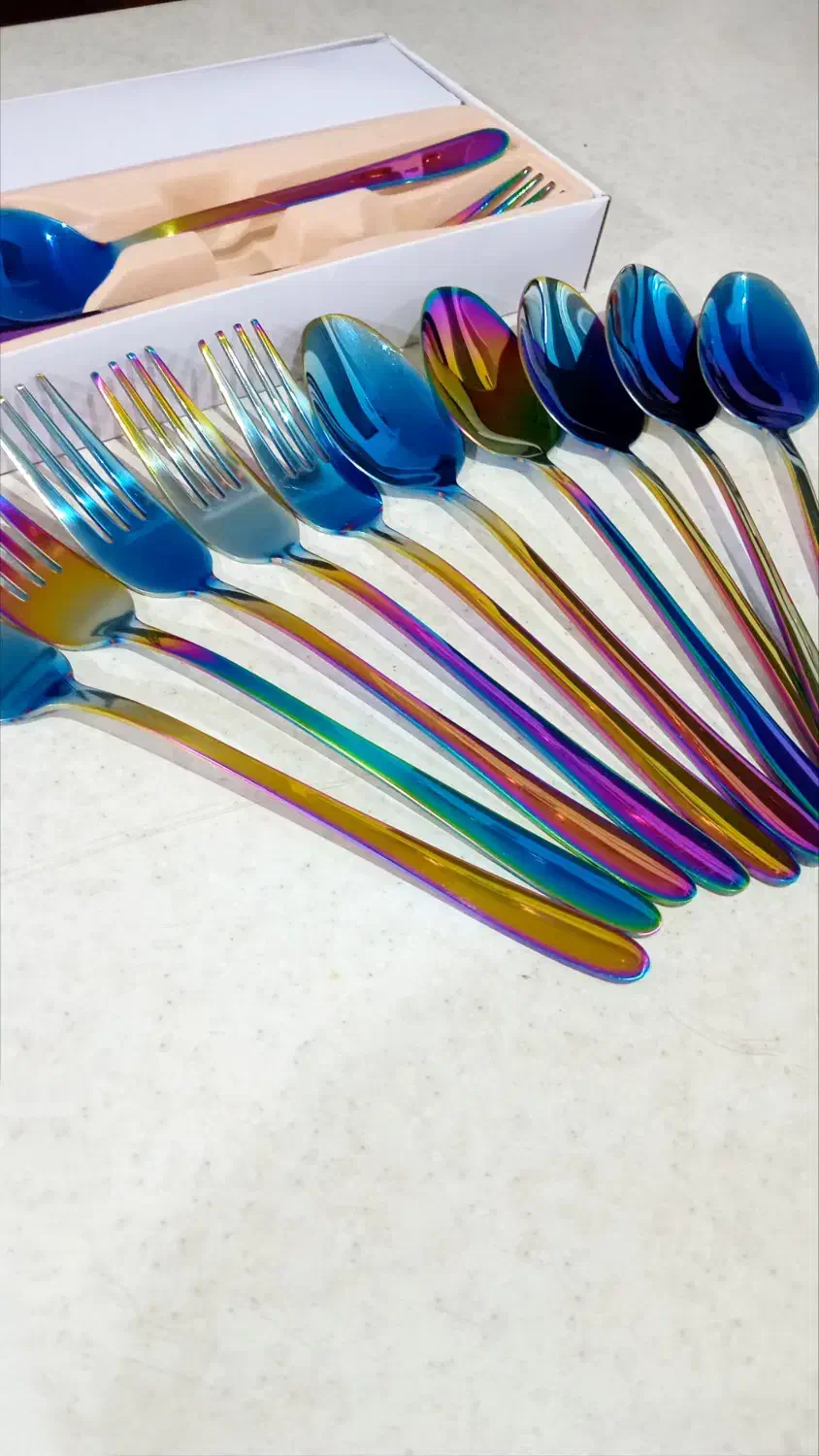 قاشق و چنگال هفت رنگ|ظروف سرو و پذیرایی|تهران, مرزداران|دیوار