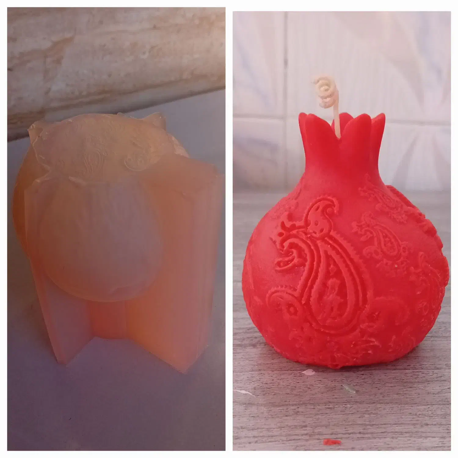 قابل شمع سیلیکونی|صنایع دستی و سایر لوازم تزئینی|دره شهر, |دیوار