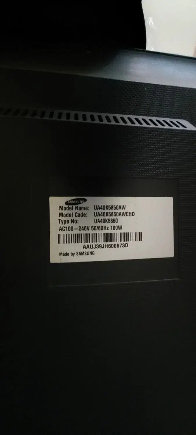 تلویزیون ال سی دی سامسونگ صفحه نمایش شکسته|تلویزیون و پروژکتور|تهران, پردیسان|دیوار