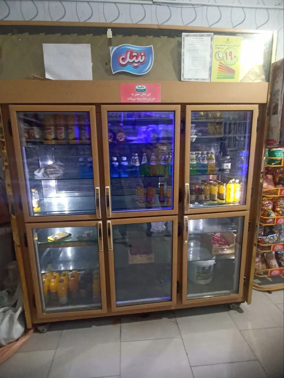 یخچال مغازه ای 6درب|فروشگاه و مغازه|فیروزه, |دیوار