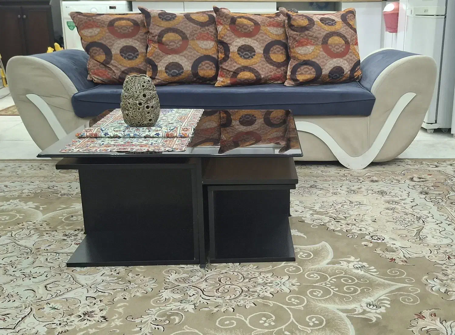 مبل ۷نفره و میز|مبلمان خانگی و میز عسلی|اندیشه, شهرک کوثر|دیوار