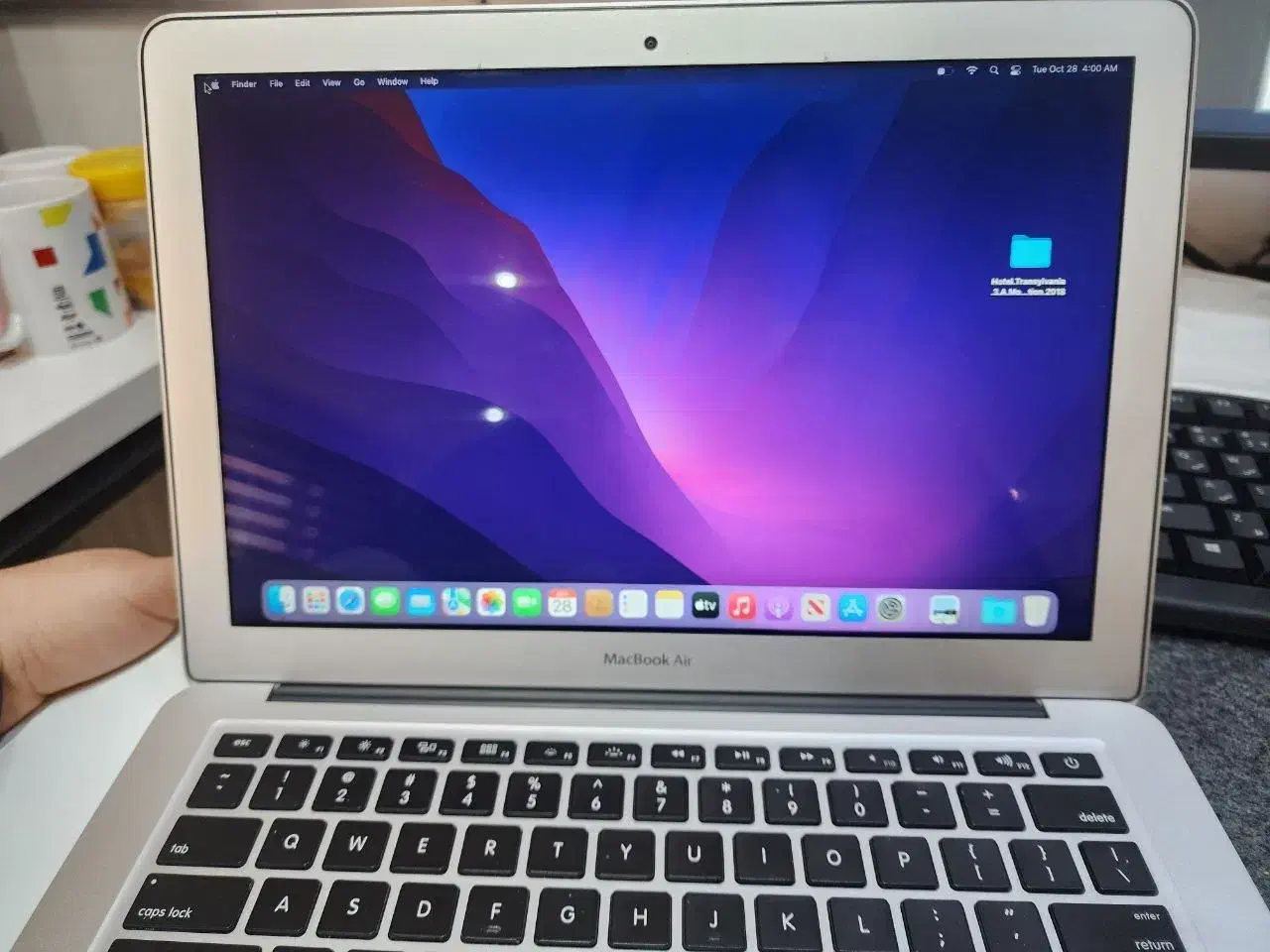 مک‌بوک ایر ۲۰۱۷ ‌i7 تمیز کم‌کارکرد|رایانه همراه|قم, بکایی|دیوار