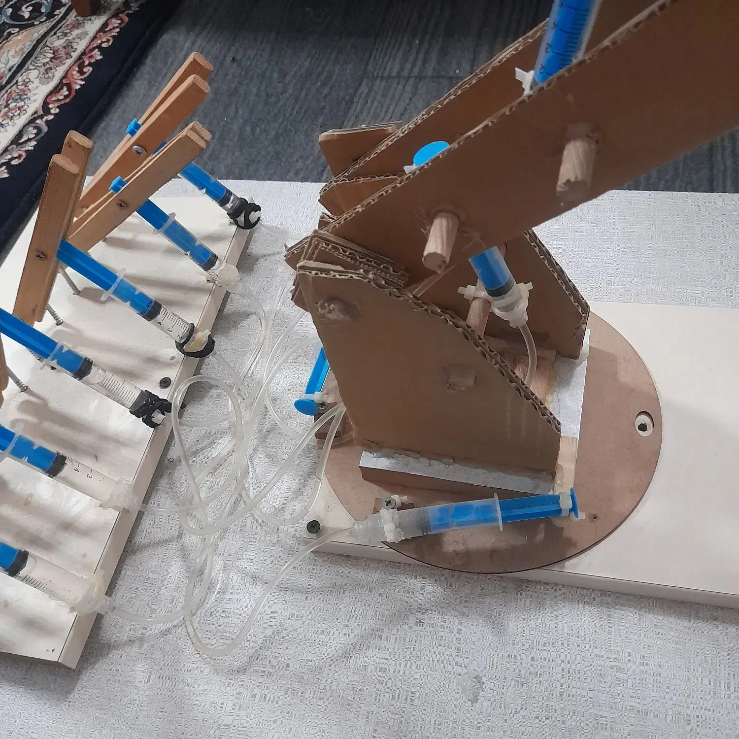 کاردستی جرثقیل ماکت|اسباببازی|گلستان (تهران), |دیوار