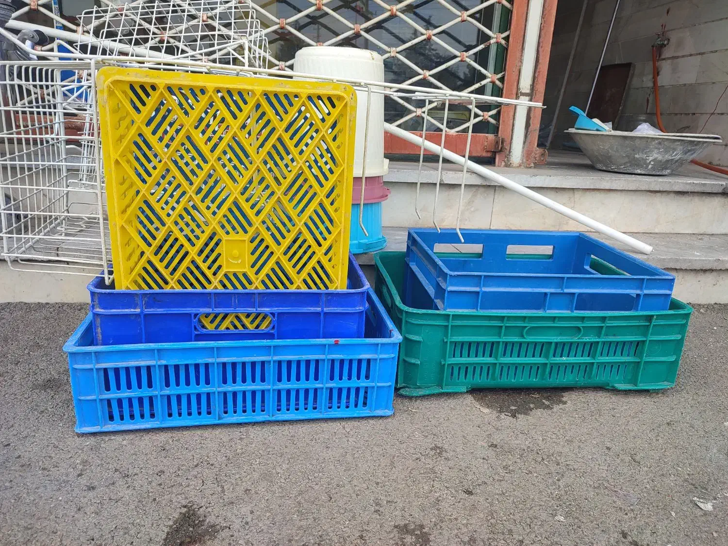 وسیله مغازه پله آهنی سبد قفسه سایه بان|فروشگاه و مغازه|محمدیه-قزوین, |دیوار