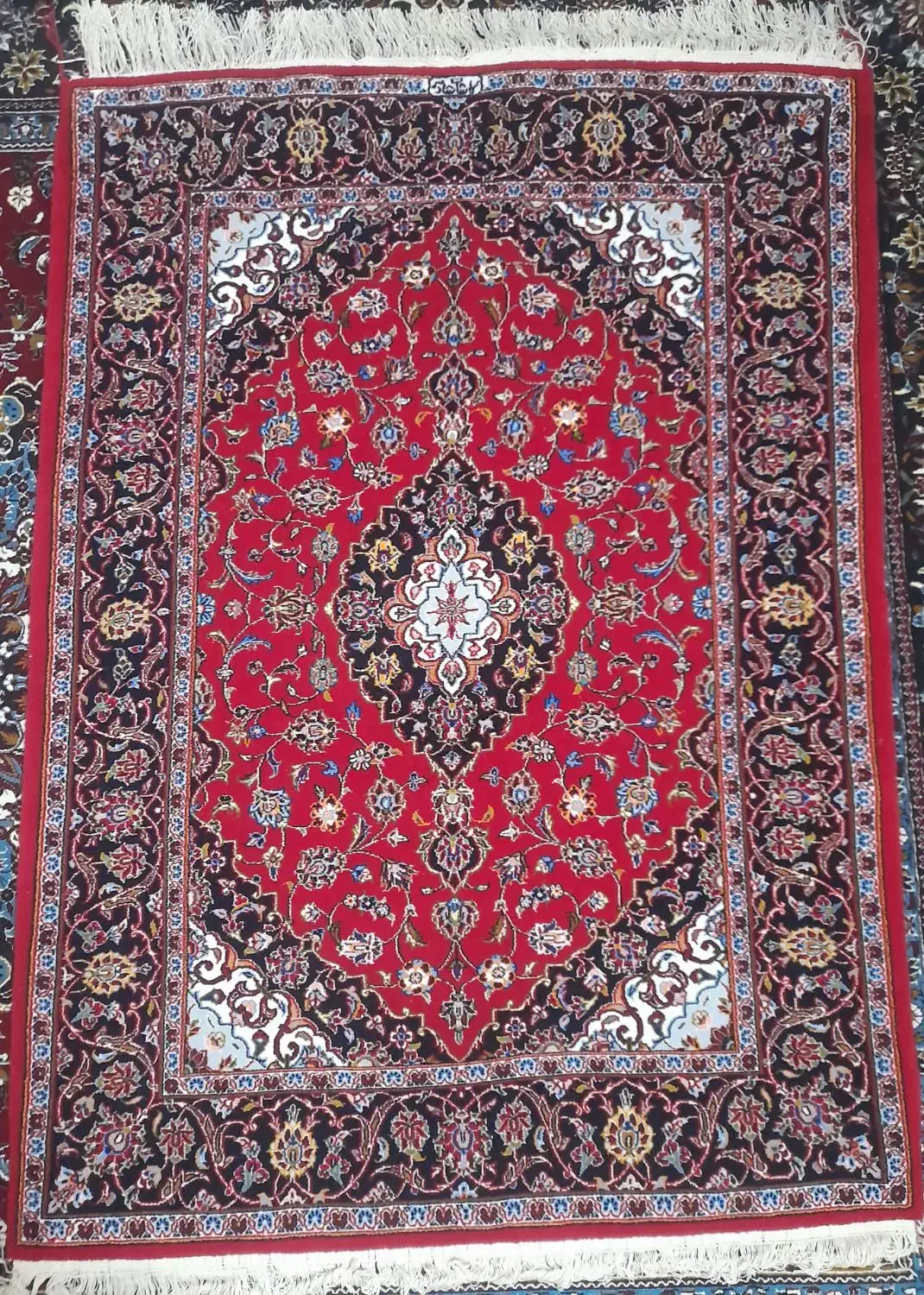 قالیچه دستباف زرین ۳۲ خانه کاشان|فرش|آران و بیدگل, |دیوار