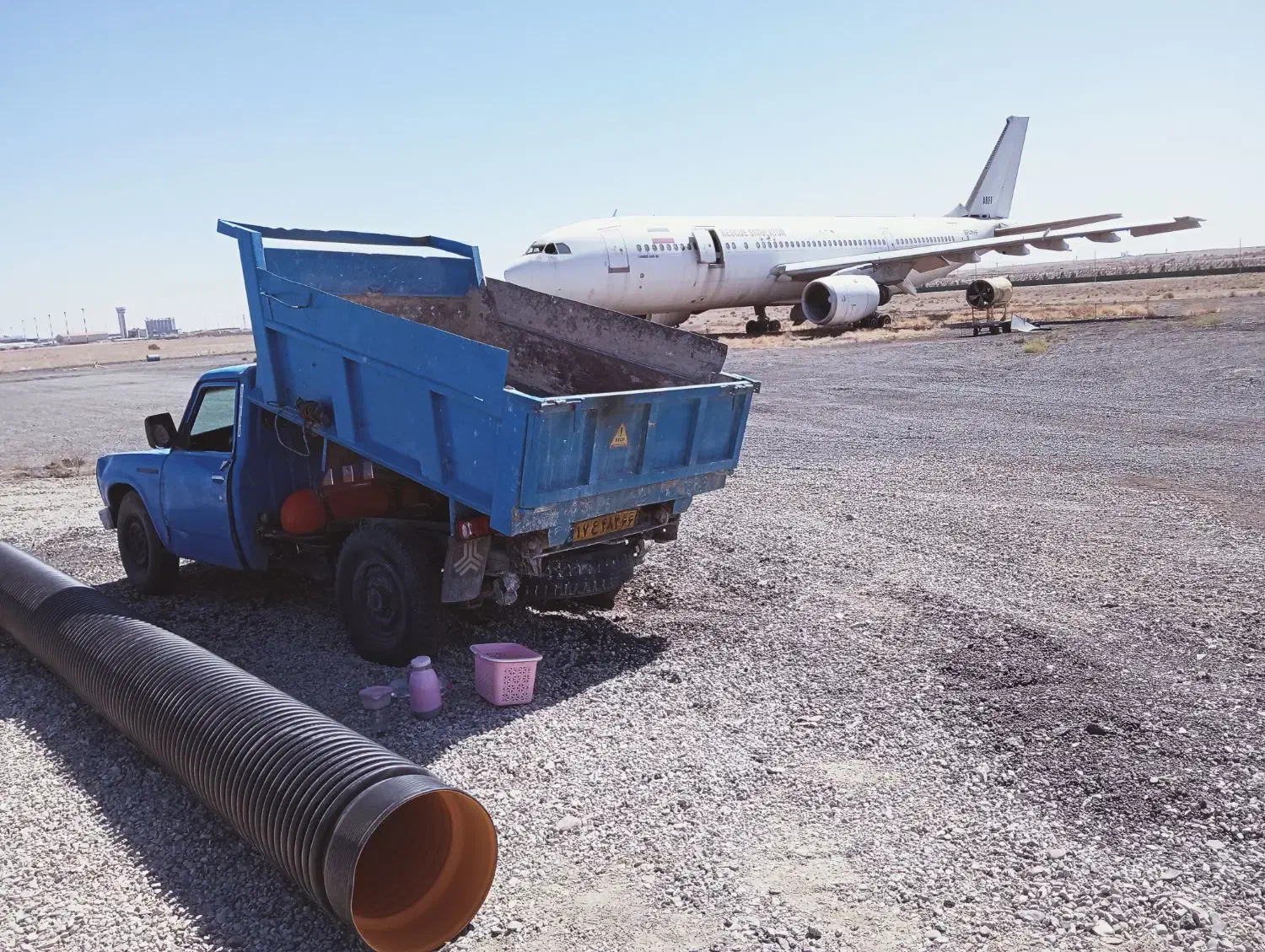 حمل نخاله خاکبرداری نیسان خاور بابکت|خدمات حمل و نقل|رباطکریم, رباطکریم|دیوار