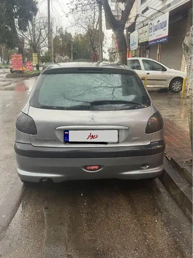 پژو ۲۰۶ تیپ ۲ مدل ۸۹|خودرو سواری و وانت|ساری, |دیوار